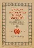 Zprávy Waldesova musea knoflíků - frontpage 1917