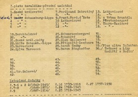 Originál archivation sheet - 1978
