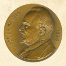 Bronzová plaketa s podobiznou Jindřicha Waldese (1936)