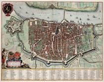 Antverpia; Gallis Anvers, Vernacule Antwerpen (Atlas van Loon - 1649)