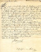 Dopis s podpisem Kolowrata Krakowského, hraběte Leopolda