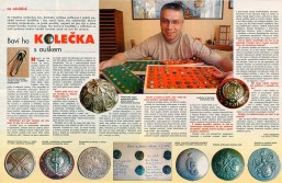 Article on buttons collection in Hobby magazine, 20th May 2004 