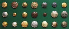 Uniform buttons  Czechoslovak republic