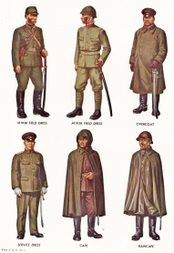 Uniformy japonské císařské armády 1
