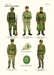 1. vojenské uniformy