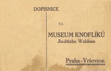 Museum knoflíků Jindřicha Waldesa - dopisnice