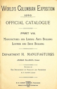 Oficiální katalog vystavovatelů pro Světovou výstavu v Chicagu 1893