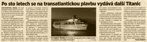 Titanic 100 let (MF 7.4.2012)